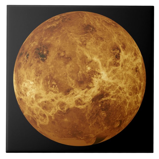 Oberfläche des Planeten Venus Fliese (Vorderseite)