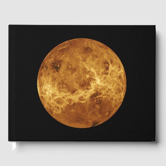 Oberfläche des Planeten Venus Gästebuch (Vorderseite)