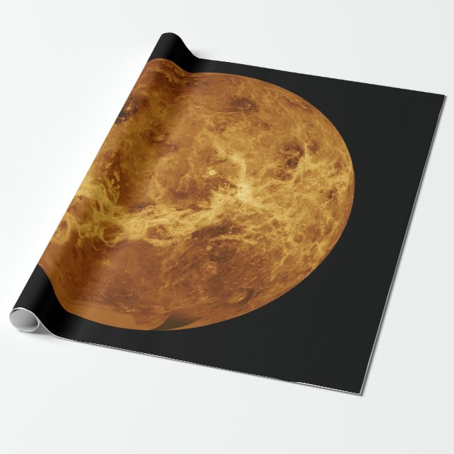 Oberfläche des Planeten Venus Geschenkpapier (Ungerollt)