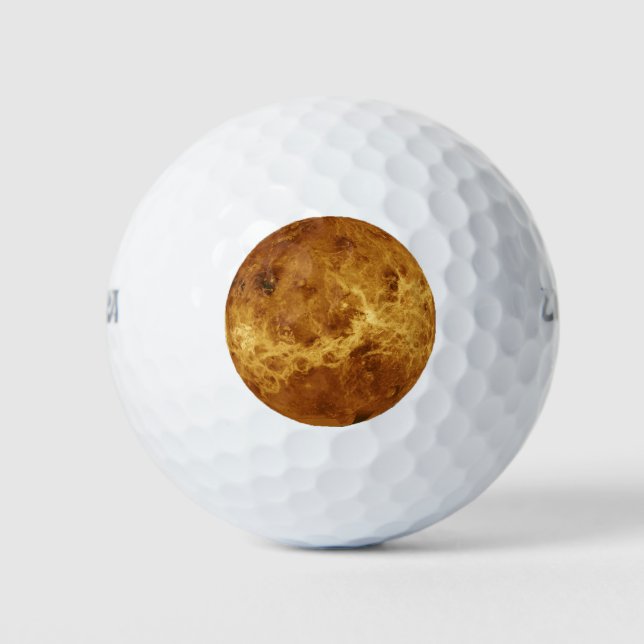 Oberfläche des Planeten Venus Golfball (Vorderseite)