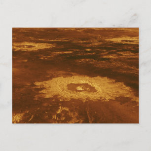Oberfläche des Planeten Venus Postkarte