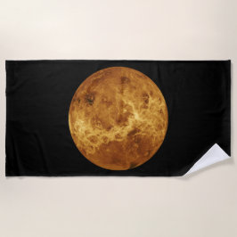 Oberfläche des Planeten Venus Strandtuch