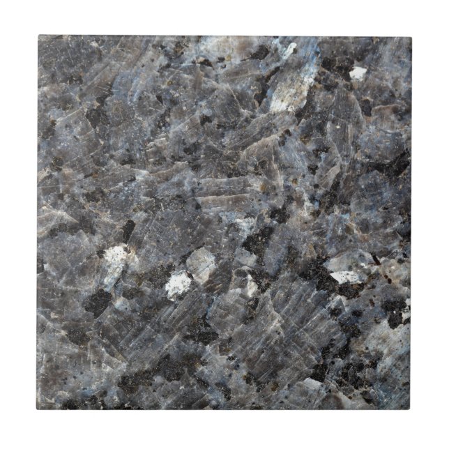 Oberfläche eines Labradorit-Felsens Fliese (Vorderseite)