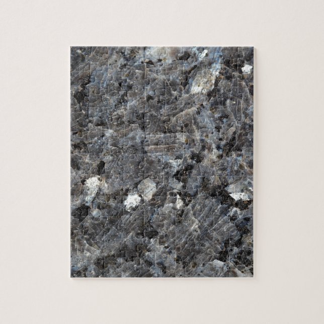 Oberfläche eines Labradorit-Felsens Puzzle (Vertikal)