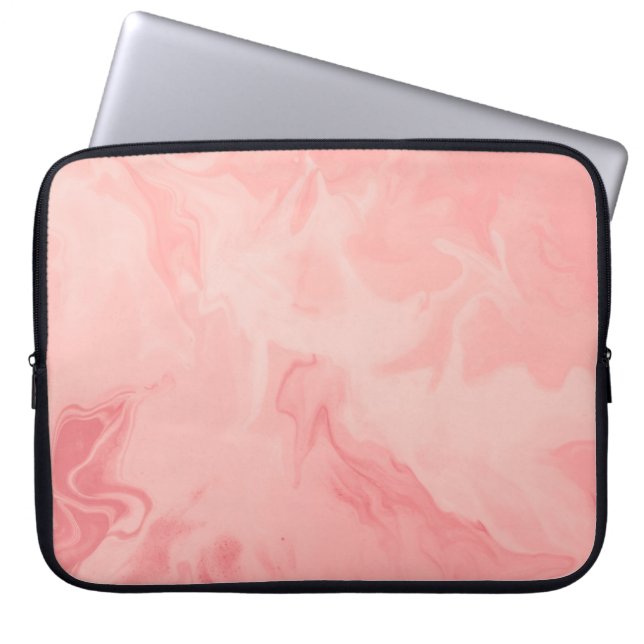 OBERFLÄCHE MIT BLAUEM UND WEISSEM WASSER LAPTOPSCHUTZHÜLLE (Vorderseite)