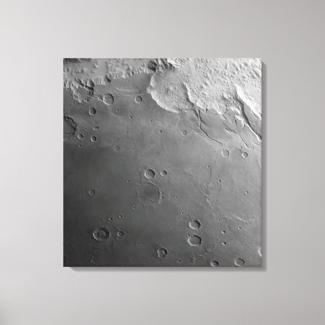 Oberfläche von Mars 3 Leinwanddruck (Vorderseite)