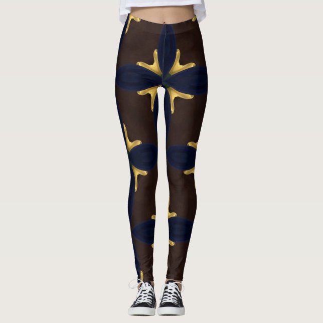 Oberflächenmuster der Sternexplosion - Design wie Leggings (Vorderseite)