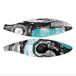 Oberflächenstrom – Abstrakter Fluss & Struktur Car Mini Basketball