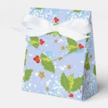 Oberflächenstruktur von Holly Bery und Blätter