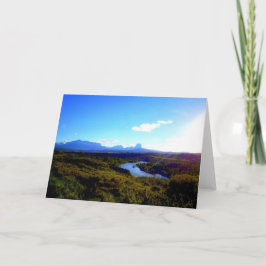 Obergebirge, Glacier National Park Card Karte