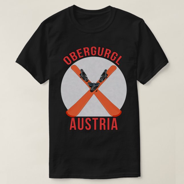 Obergurgl Österreich T-Shirt (Design vorne)