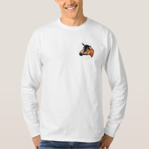 Oberhasli Ziegen-Kunst-Shirt T-Shirt