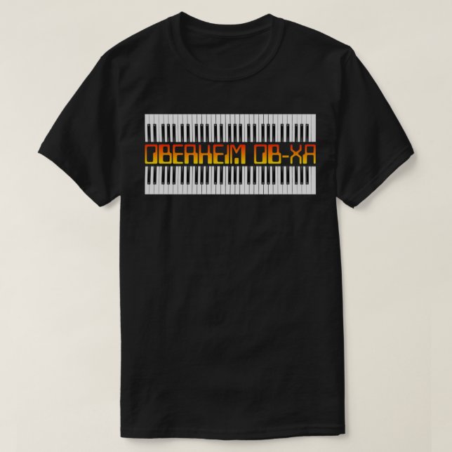 Oberheim OBXA Vintag Synth  T-Shirt (Design vorne)