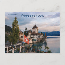 Oberhofen Schloss Oberhofen Schweiz Postkarte