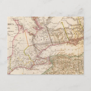 OberKanada, NY, Penn, Mich Postkarte