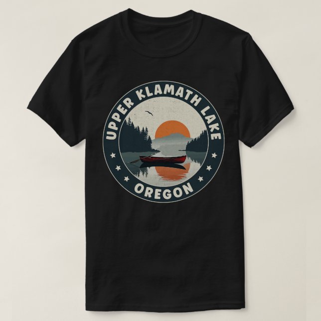 Oberklamath Lake Oregon Sunset T-Shirt (Design vorne)