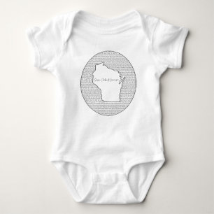 Oberklubs von Wisconsin Baby Strampler