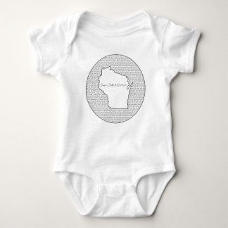 Oberklubs von Wisconsin Baby Strampler