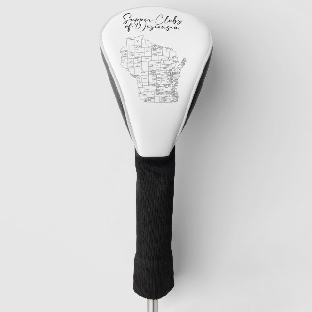 Oberklubs von Wisconsin Golf Headcover (Vorderseite)