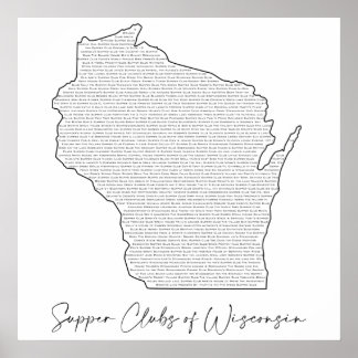 Oberklubs von Wisconsin Poster