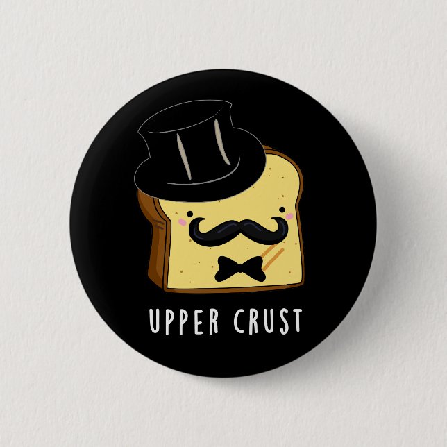 Oberkruste Brötchen Puppe Dark BG Button (Vorderseite)