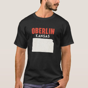 Oberlin Kansas USA Staat America Travel Kansan T-Shirt