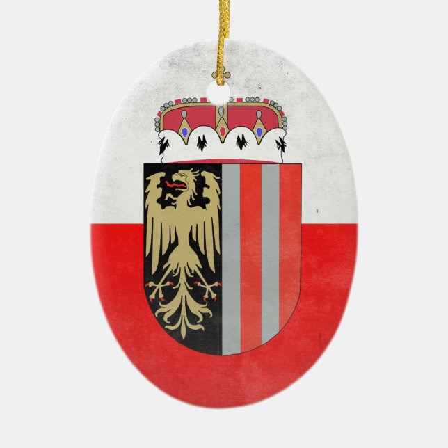 Oberösterreich Keramik Ornament (Vorne)