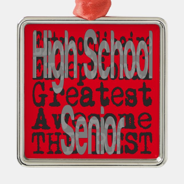 Oberschullehrer Silbernes Ornament (Vorne)