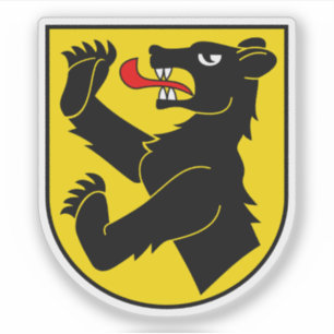 Obersimmental Landwappen, Schweiz Aufkleber