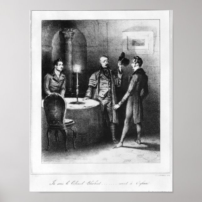 Oberst Chabert, Abbildung 'Le Colonel Poster (Vorne)