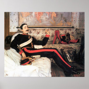 Oberst Frederick Gustavus Burnaby von James Tissot Poster