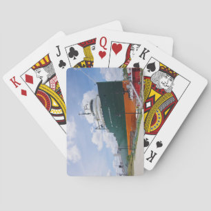 Oberst James M Schoonmaker spielt Karten Spielkarten