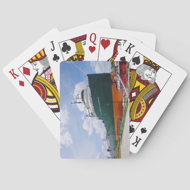 Oberst James M Schoonmaker spielt Karten Spielkarten (Rückseite)