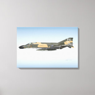Oberst Robin Olds F-4 Phantom Leinwanddruck