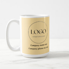 Oberst Senf Farbd Design Geschäft anpassen Kaffeetasse