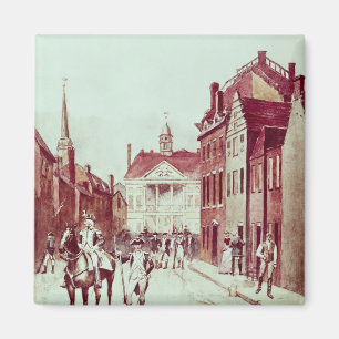 Oberst und privates, erstes kontinentales Rhode Magnet