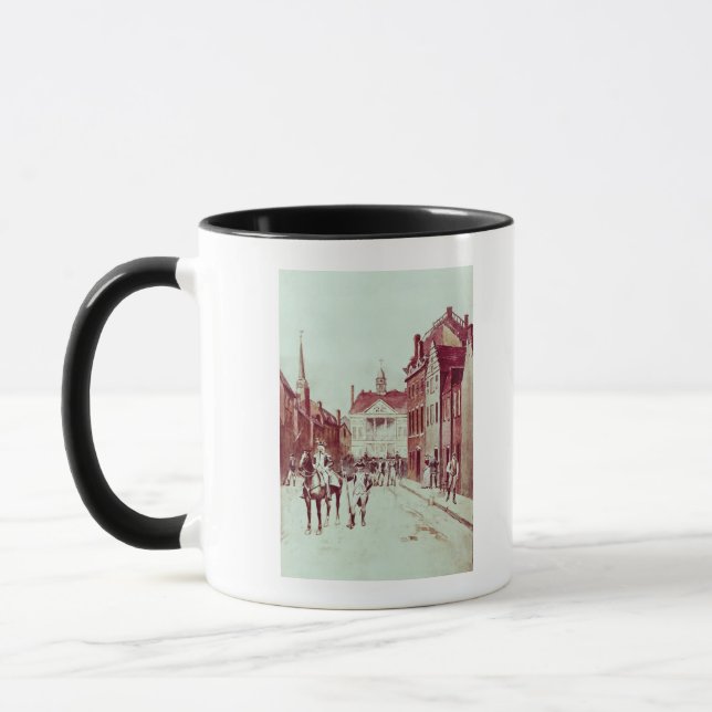 Oberst und privates, erstes kontinentales Rhode Tasse (Links)