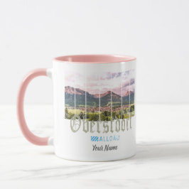 Oberstdorf Allgäu Vintag Bayern Deutschland Souven Tasse