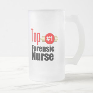 Oberste gerichtliche Krankenschwester Mattglas Bierglas