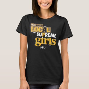 Oberste Mädchen (Braun, Gold) T-Shirt