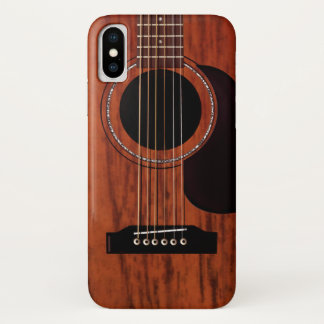 Oberste Mahagoniakustikgitarre Case-Mate iPhone Hülle