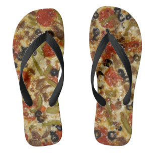 Oberste Pizza Flip Flops