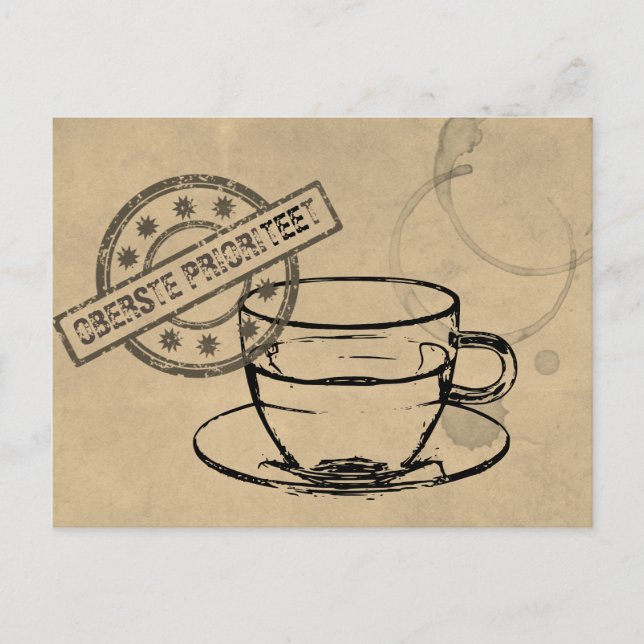 Oberste Prioriteet Postkarte (Vorderseite)