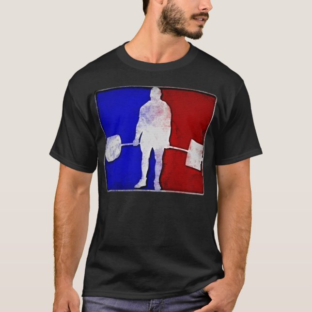 Oberste Spielklasse Deadlifting T-Shirt (Vorderseite)