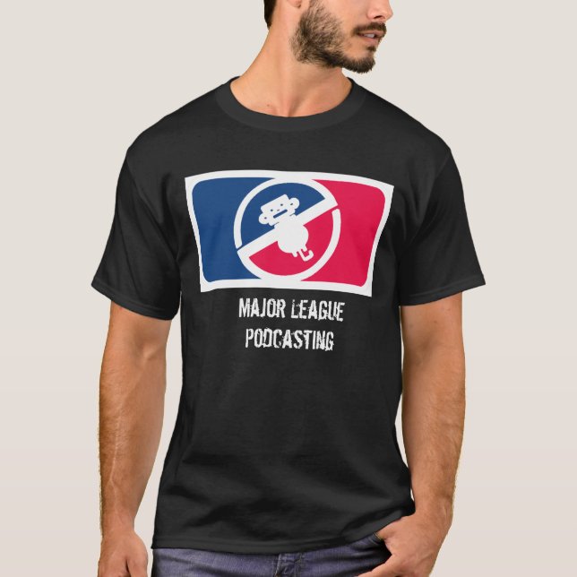 Oberste Spielklasse Podcasting T-Shirt (Vorderseite)