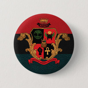 Oberster Abgabe-Adel-Wappen-Knopf (Tri) Button