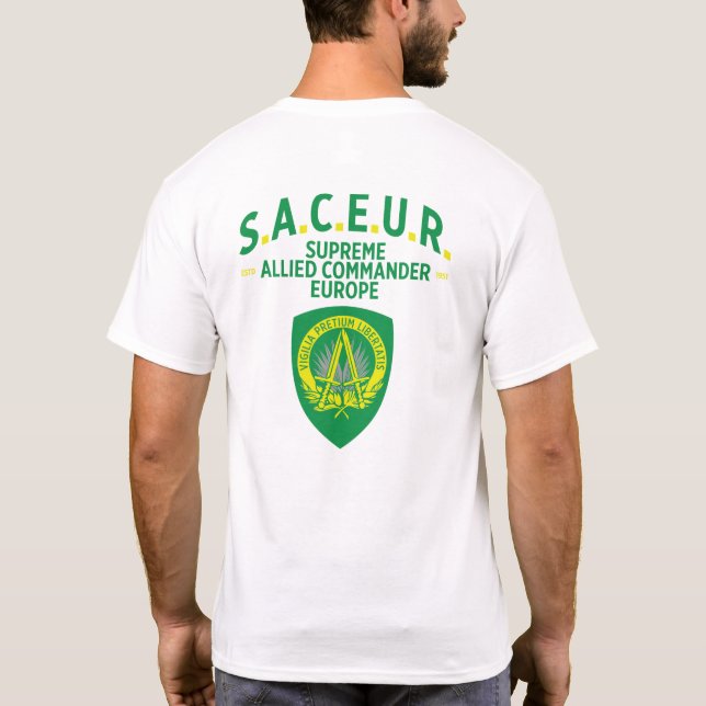 Oberster Alliierter Befehlshaber Europa (SACEUR) T-Shirt (Rückseite)