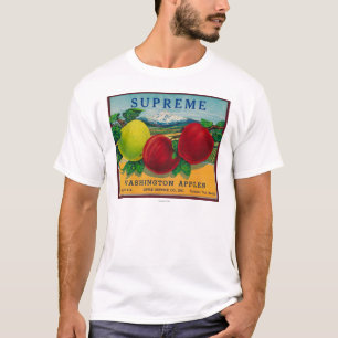 Oberster Apple-Aufkleber - Washington-Staat T-Shirt