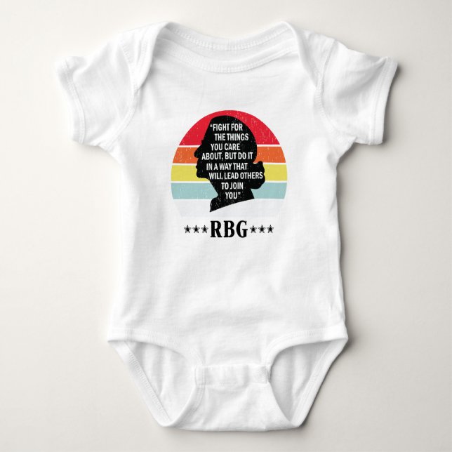 Oberster Gerichtshof, Ruth Bader Ginsburg Baby Strampler (Vorderseite)