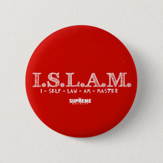Oberster Knopf der Abgabe-I.S.L.A.M (rot/Weiß) Button